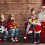 kids and Santa Claus